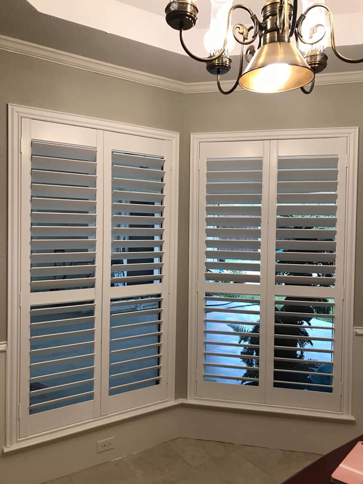 shutter in dining room